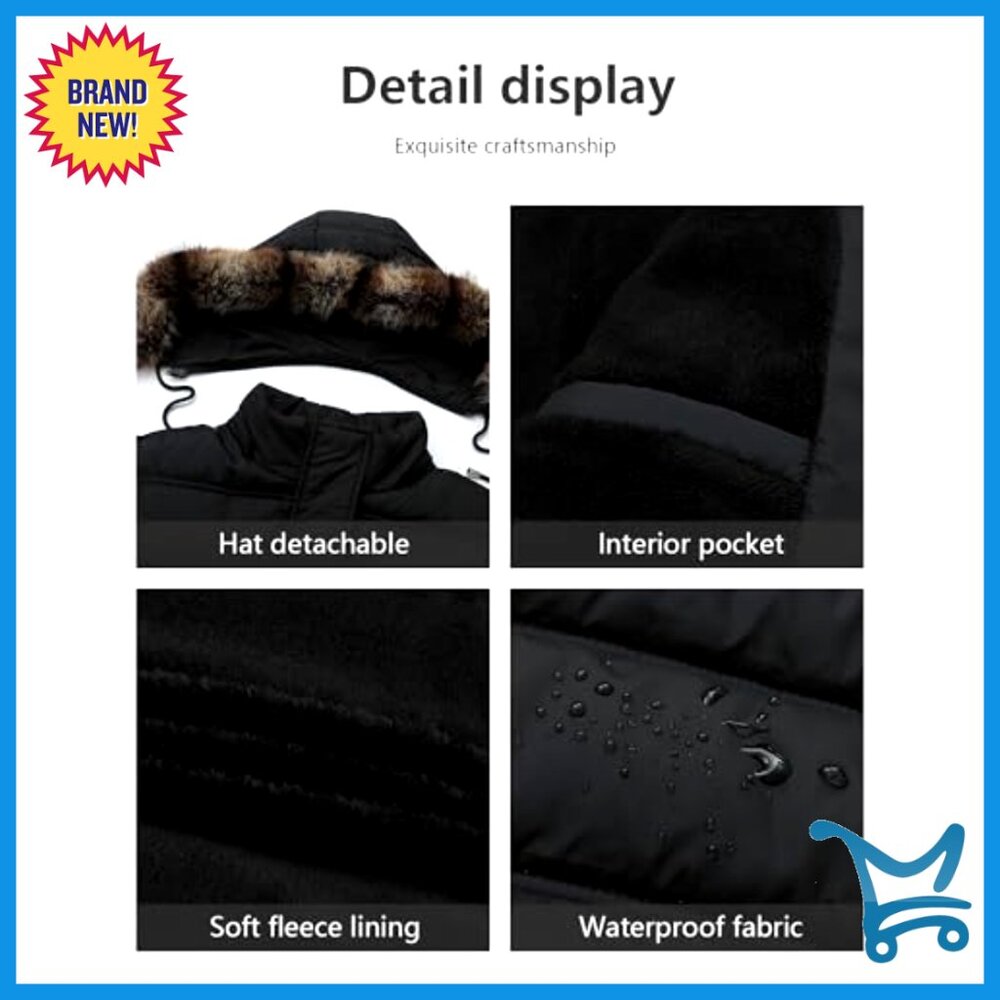 Plus Size Down Puffer Coat Windproof Waterproof D… - image 4